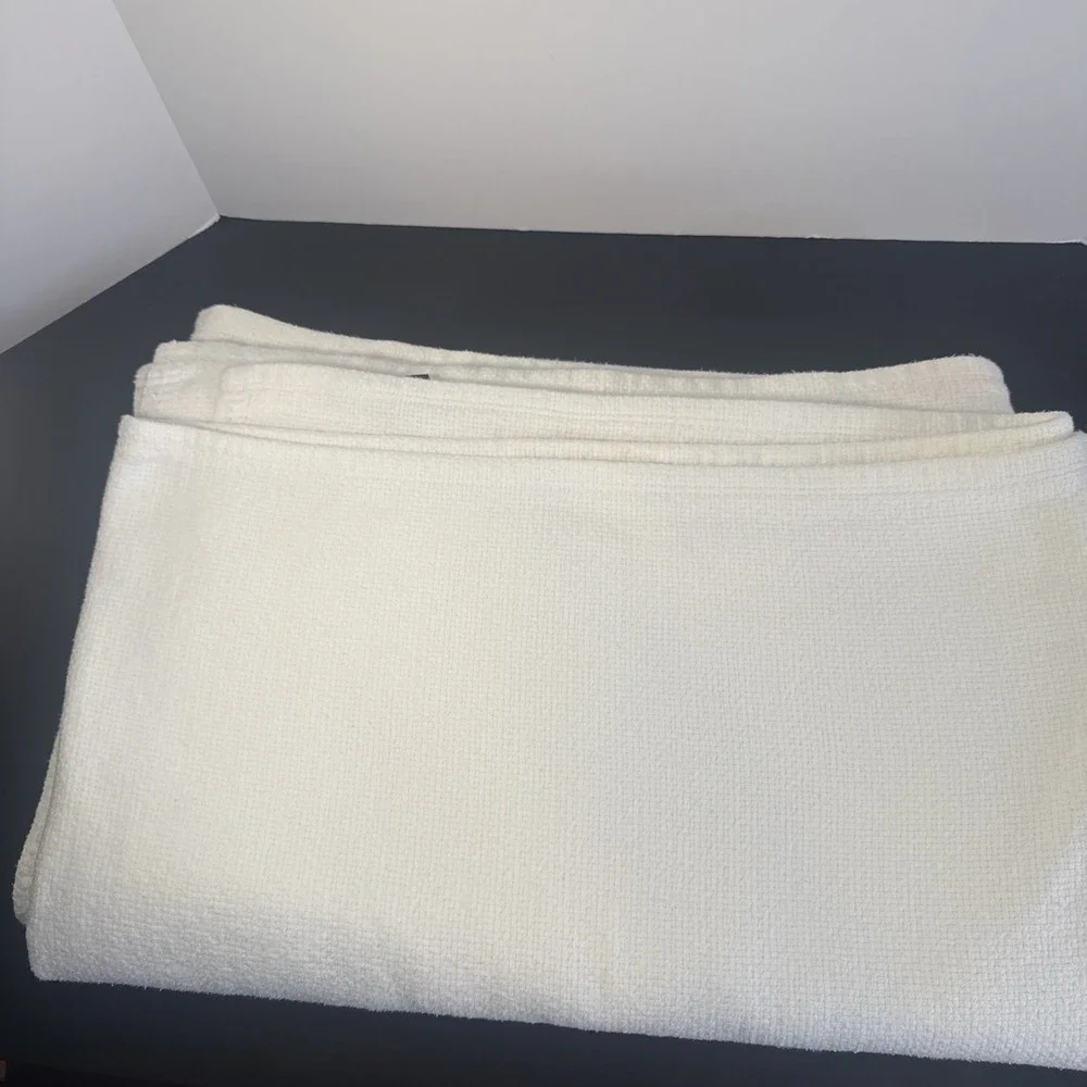 Ralph Lauren woven‎ twin size bedspread coverlet cotton USA Vintage 58x85